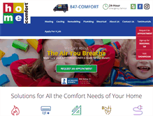 Tablet Screenshot of homecomfort.net